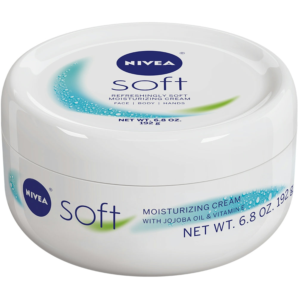 Nivea Soft Refreshingly Soft Moisturizing Cream 6.8 Oz Jar