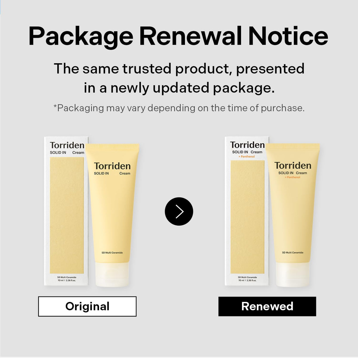 Torriden Solid In Cream + D-Panthenol