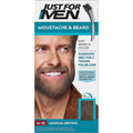 Just For Men Brush-In Color Gel for Mustache & Beard, Medium Brown M-35 / 0.5 Oz