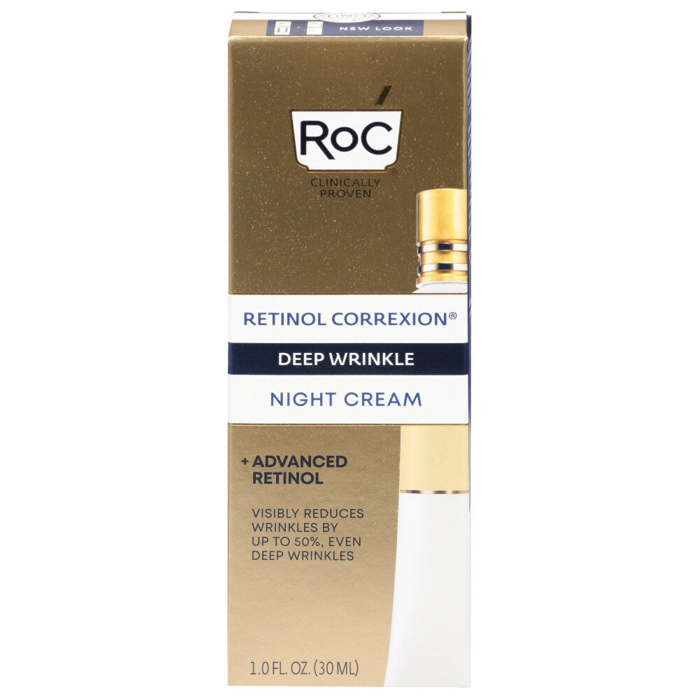 RoC Retinol Correxion Deep Wrinkle  Night Cream 1.0  Fl Oz