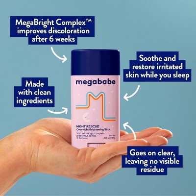 Megababe Night Rescue Lotion Lavender 2.12oz - New